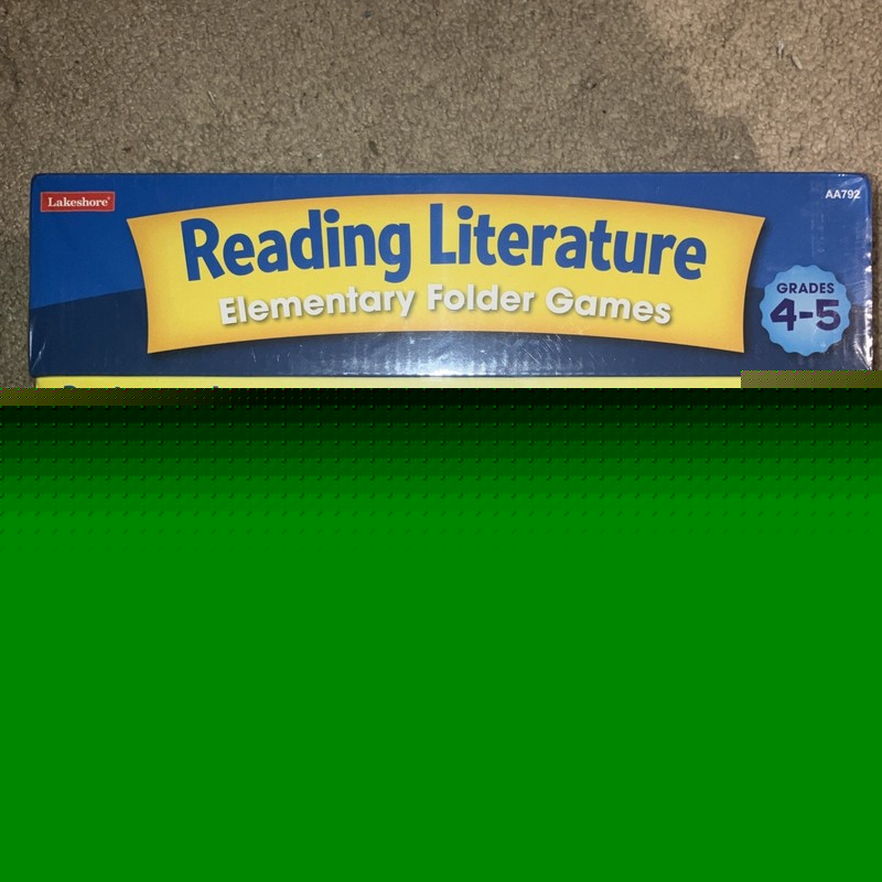 Lakeshore Reading Literature Elementary Folder Games Grades 4-5 AA792 Sealed