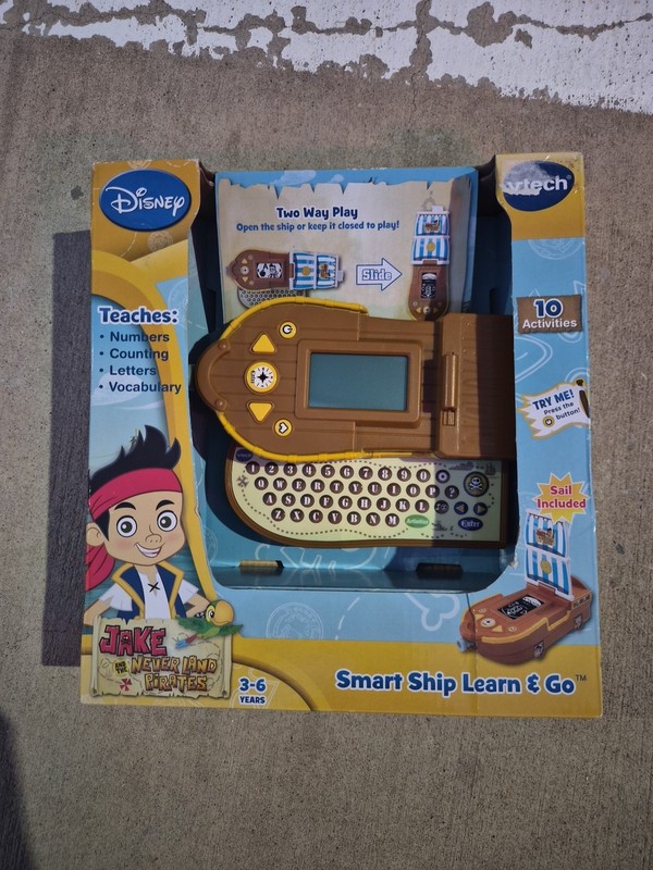 Vtech Disney Jake & the Neverland Pirates Smart Ship Learn & Go – Brand New!