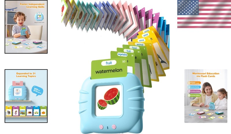 Interactive 510 Words Educational Flashcards for Toddlers – 31 Themes Included gallery