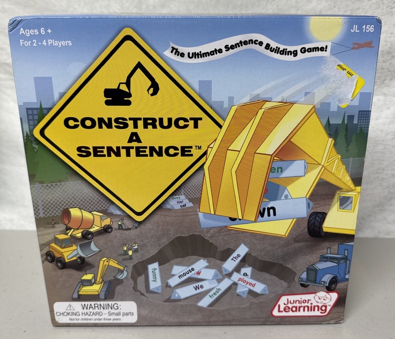 Junior Learning Construct A Sentence Game Ages 6 And Up