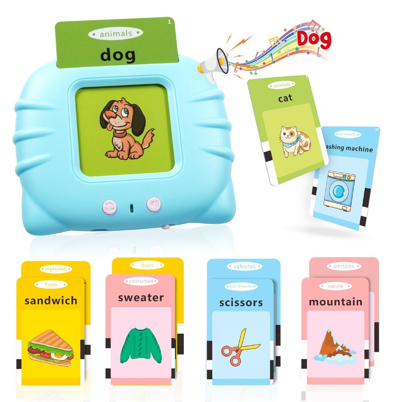 Toddler Toys Sight Words Talking Flash Cards for Ages 2 3 4 Boys and Girls, A…