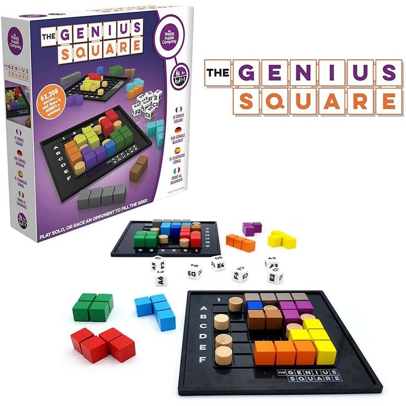 The Genius Square Game – STEM Puzzle Game by The Happy Puzzle Company
