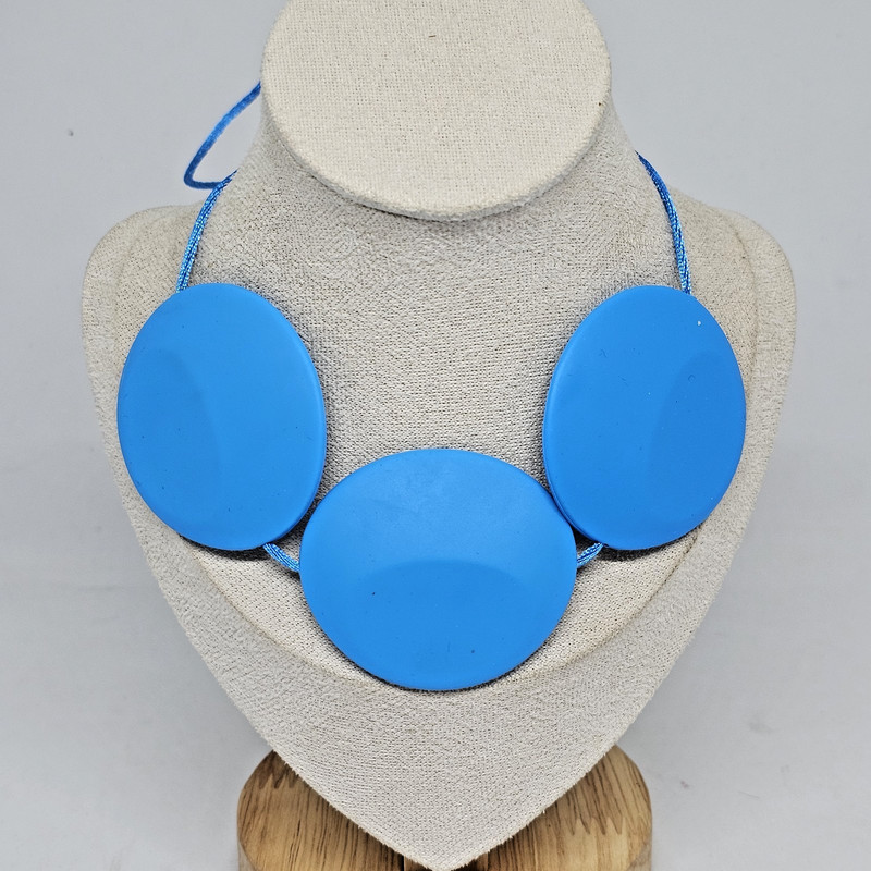 Silicone Chew Necklace for Autism ADHD Calming Teething Chewy Bite Blue gallery