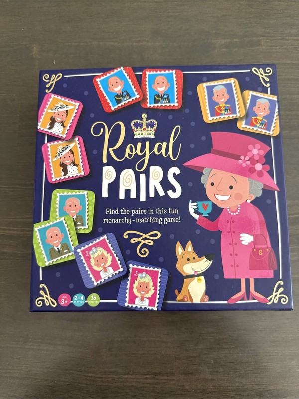 Royal Pairs Kids Matching Game Age 3 and Up Educational Learning Toy