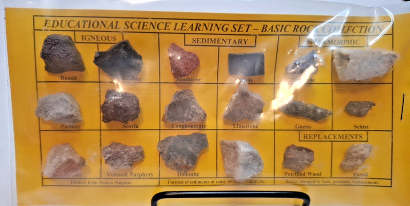 Educational Insights Igneous Rock Collection set of 18 Earth Science Learning