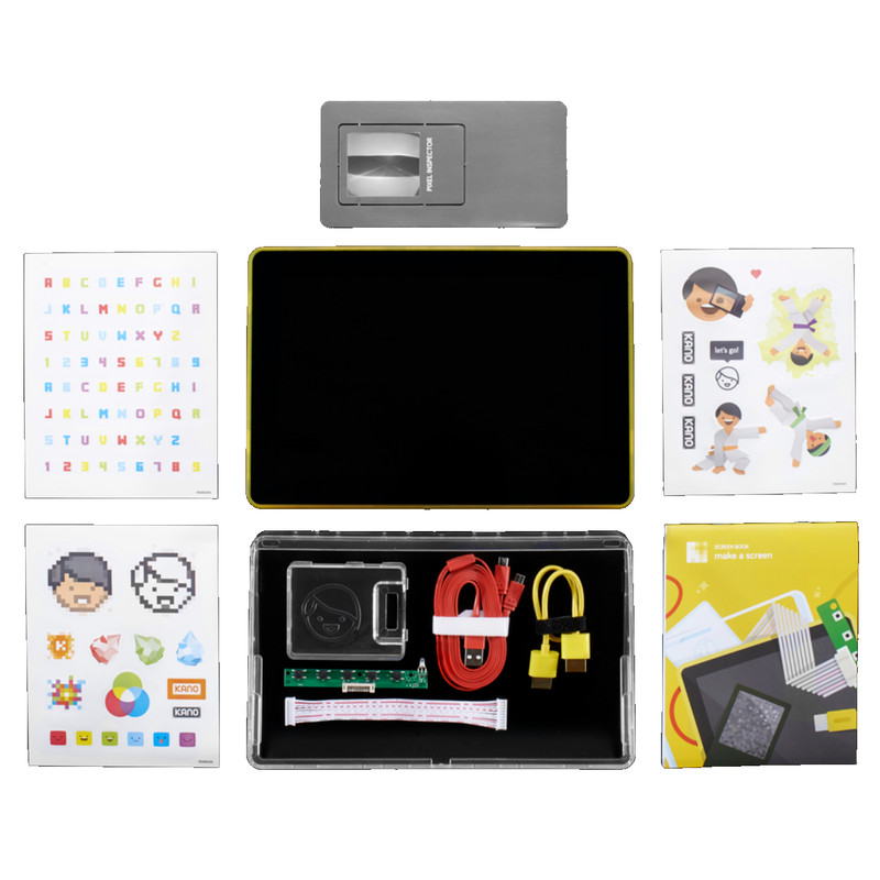 Kano Make Your Own Computer Kit - Raspberry Pi 3 Model B + Kano Screen Kit 720p gallery