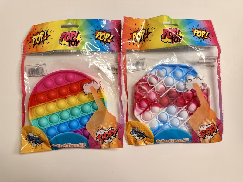 2-Pack Fidget Toy Push Bubble Sensory Stress Relief