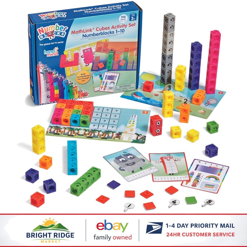 Creative Learning Experience with MathLink Cubes and Numberblocks Theme for Kids