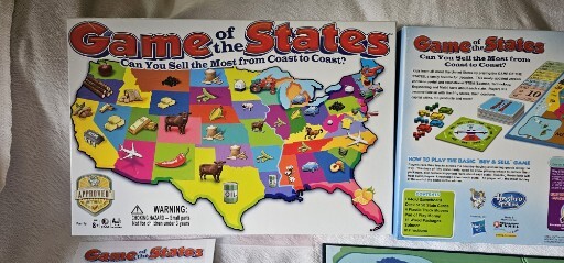 Game of the States Sell the Most from Coast to Coast 2-4 players 8+ Educational gallery