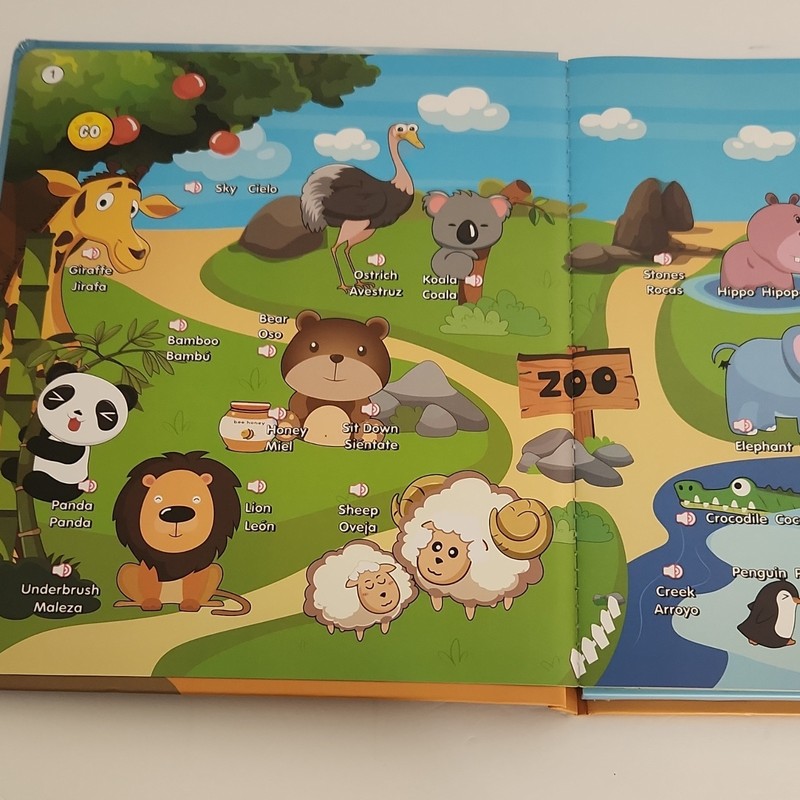 ZeenKind Electronic Learning Book ELB-19, Bilingual Spanish-English, Age 3+ gallery