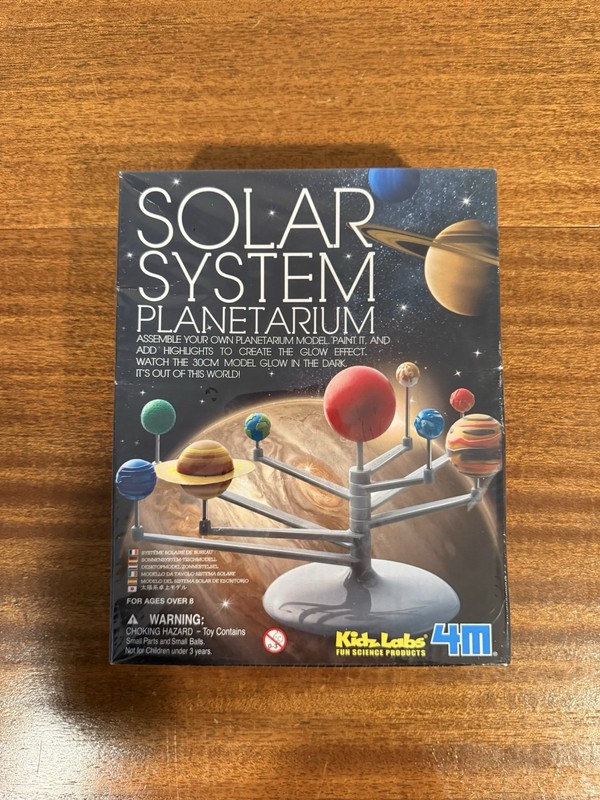 NEW! Kidz Labs 4M Solar System Planetarium Planet Model Making Kit Project