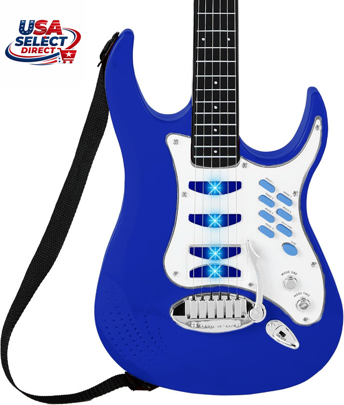 Kids Electric Guitar Set with Microphone & Amp - Interactive Musical Toy gallery
