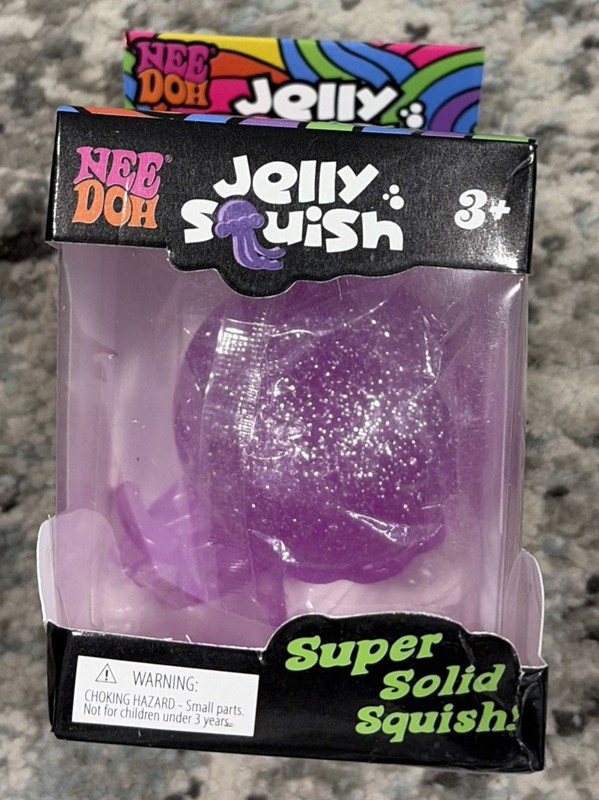 Purple Jellyfish Jelly Squish Stress Toy Fidget Squeeze Super Squish gallery