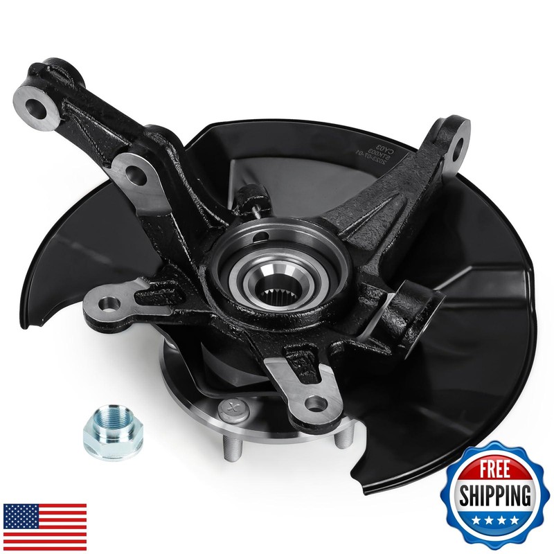 Front Right Steering Knuckle and Wheel Bearing Hub Assembly for Honda Civic 2