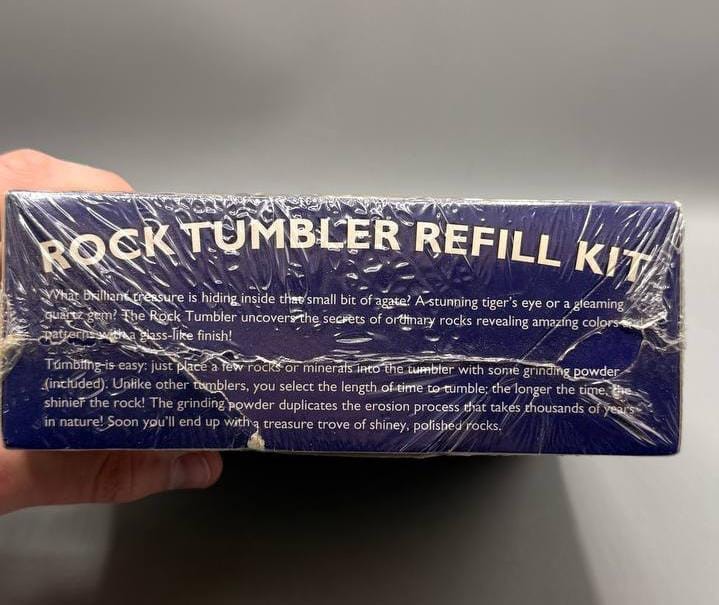 NOS Science Tech Rock Tumbler Refill Kit Sealed Elenco Electronics Gemstone gallery