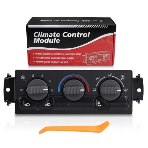 599-266 Front A/C Heater Climate Control Module Panel Compatible with 1999-2002