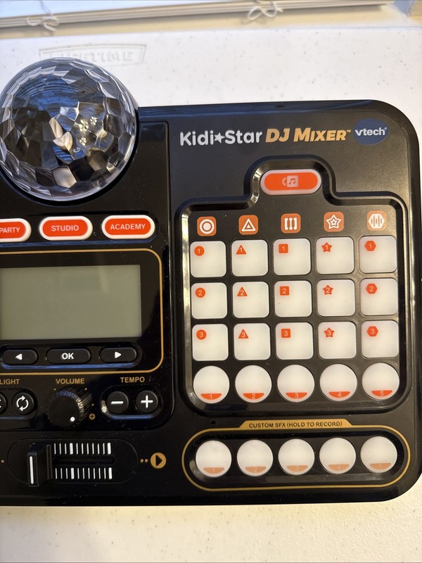 VTech Kidi Star DJ Mixer Musical Electronic Light Kid's Music Art Toy Hip Hop gallery