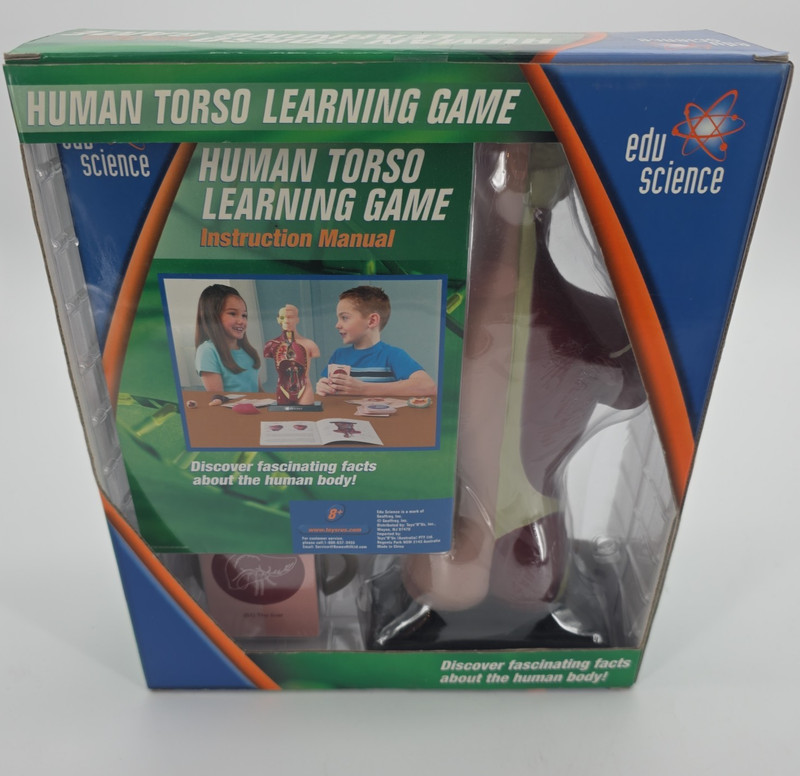 Edu Science Human Torso Learning Game Science Kit w/ Bonus Working Stethoscope gallery