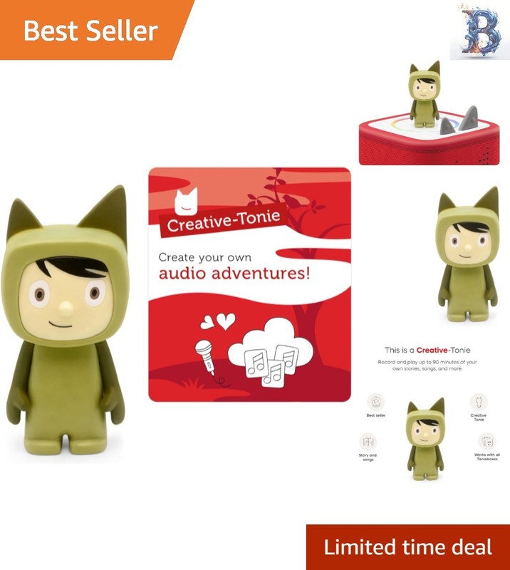 Creative Tonies Superhero – Record Your Own Stories, 90 Min Audio Capacity