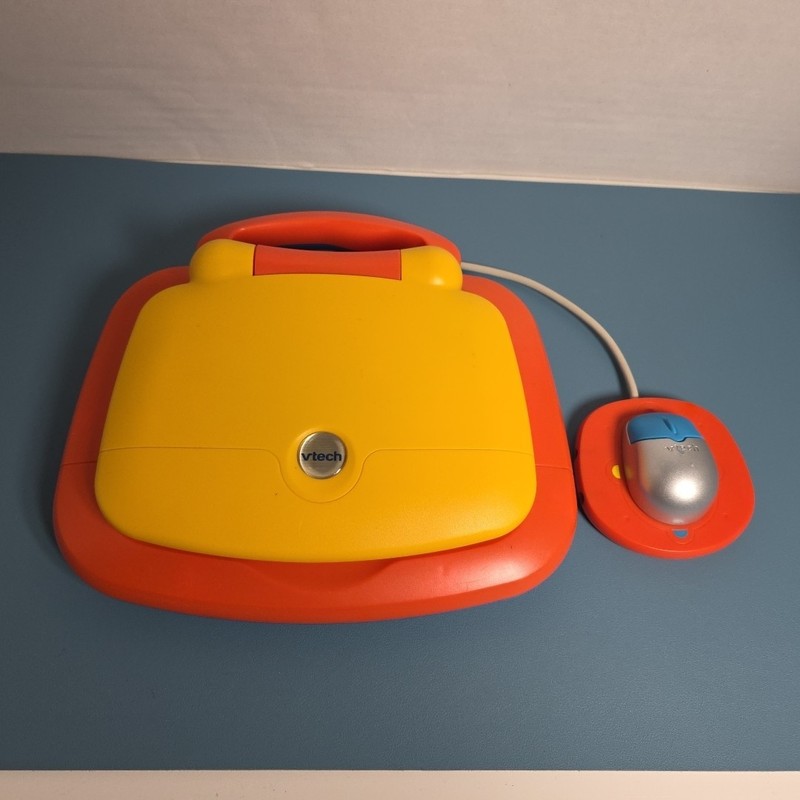 Vintage VTech Tote-and-Go Laptop Plus Learning System With Mouse, Works gallery
