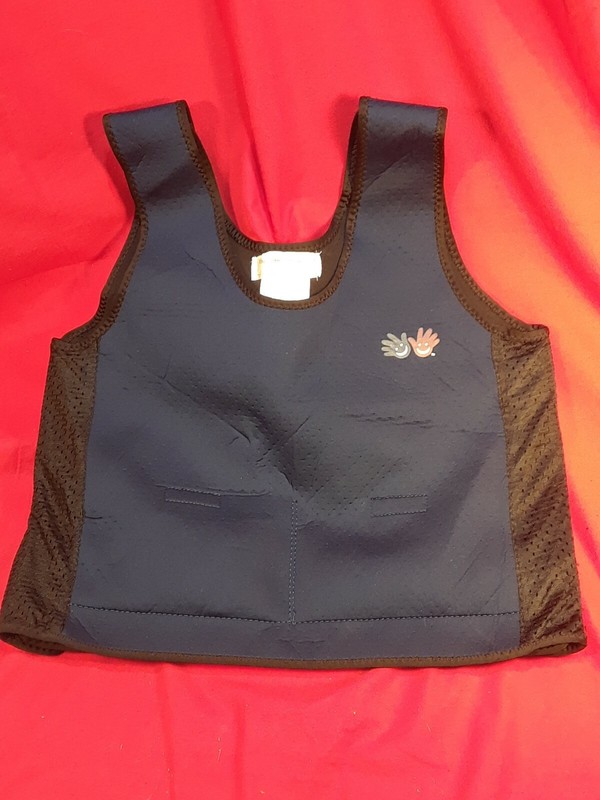 WEIGHTED COMPRESSION VEST Fun & Function Blue Kids / Teens Medium sensory adhd