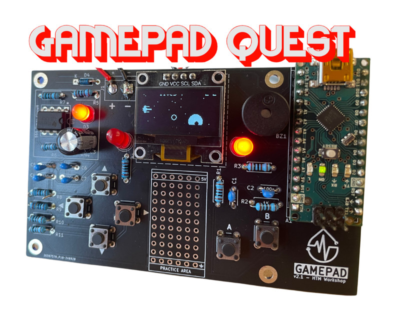 Electronics Kit – GamePad A DIY Video Game Electronics Kit for makers