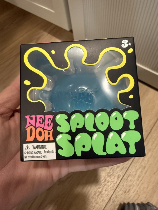 NeeDoh SPLOOT SPLAT, Nee Doh Splatter Fidget, Nee-doh Sploot Splat Squishy BLUE gallery