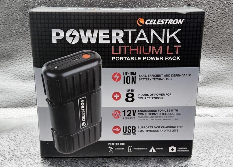 CELESTRON [18763] PORTABLE POWERTANK 12V LITHIUM LT TELESCOPE BATTERY