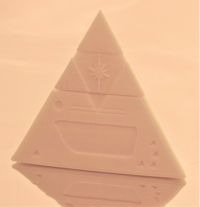 Pyramid Storage Box Desktop Display Coin Saving Piggy Bank Science Space Gift gallery