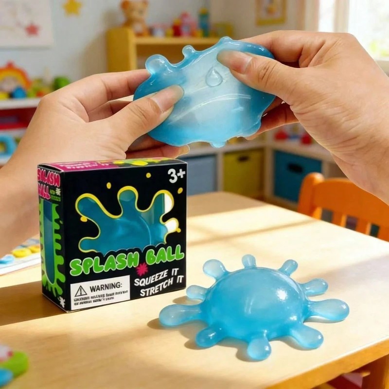 NeeDoh SPLOOT SPLAT BLUE Sensory Squishy Fidget Toy BRAND NEW, 100% Authentic