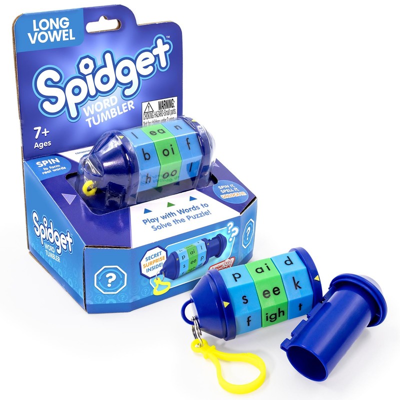Junior Learning: Spidget Word Tumbler – Long Vowel – Hands-On Phonics Fidget