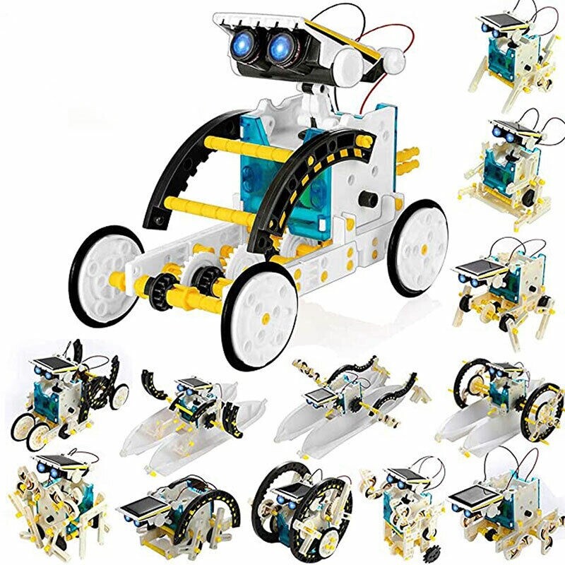 13-in-1 Solar Robot Kit Toys for 8 9 10 11 12 Year Old Boys STEM Projects NEW!!!