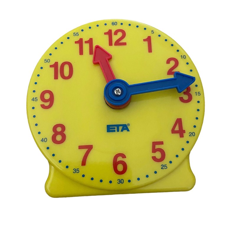 ETA Learning Resources Geared Mini Clocks 4″ 28 Available Teaching Homeschool