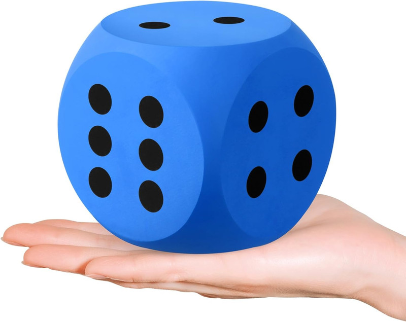 3 Inches Foam Dice Fun Filled Large Educational Toy Kawaii Giant Decorative Eva