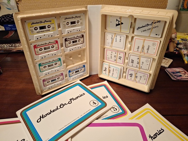 Hooked on Phonics 1992 Master Set and Hooked on Math 1991 homeschool aids 99% gallery