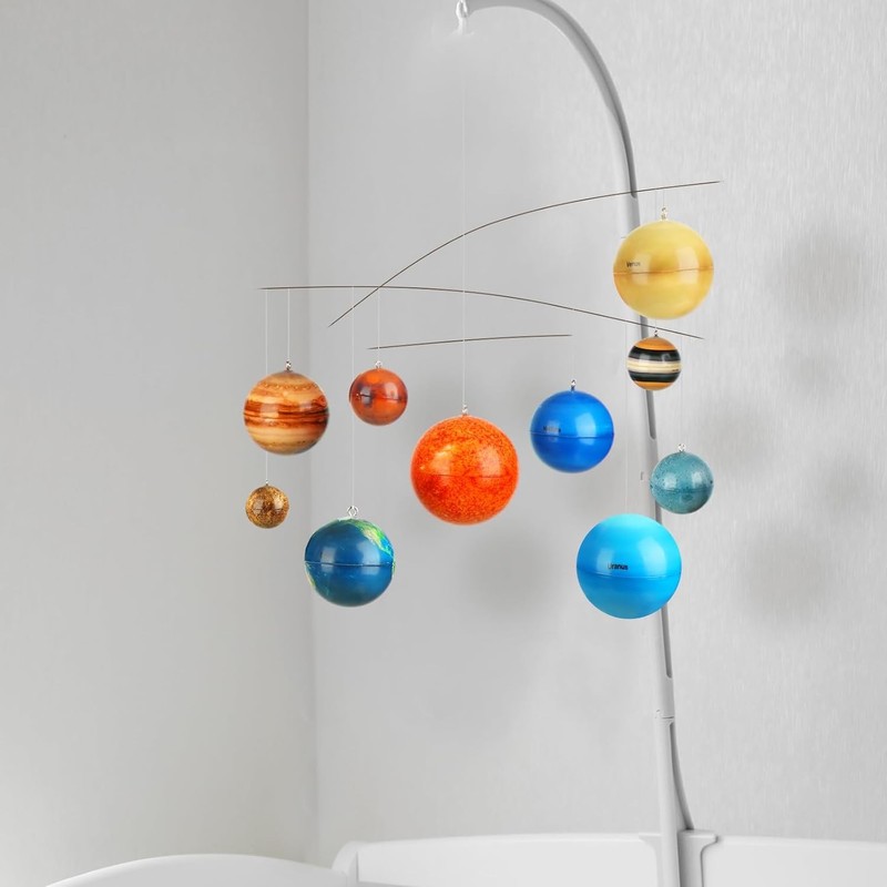 3D Solar System Mobile Hanging Planets Solar System Decor Educational Planets gallery