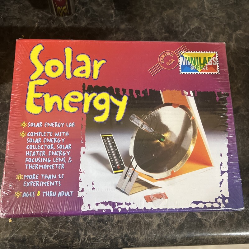 Solar Energy Lab Model Kit Minilabs Science for Kids 8+ Factory Sealed