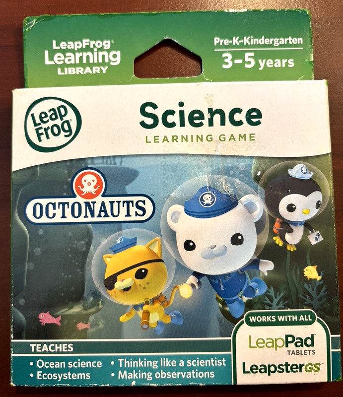 Leap Frog LeapPad Explorer Learning System: Octonauts, Leap Pad 1 2 3 GS Ul NIB
