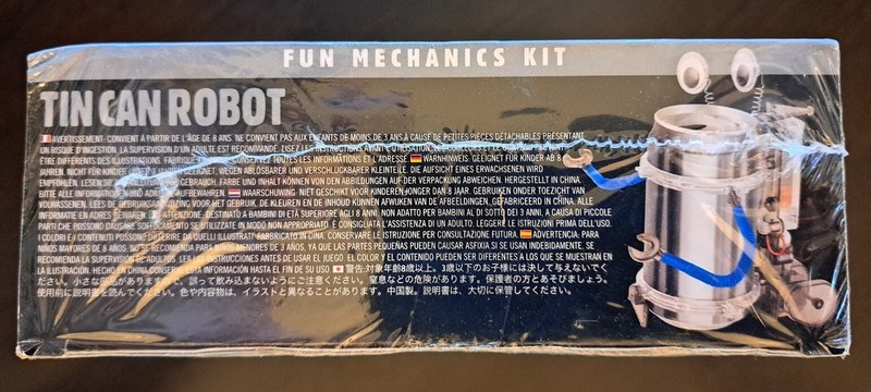 KidzRobotix Tin Can Robot Kit Educational Toy Fun Project NEW free ship gallery