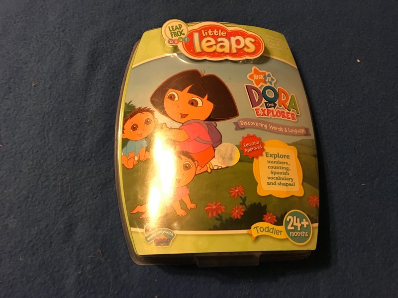 Leap Frog Baby Little Leaps Dora the Explorer Discovering Words Language