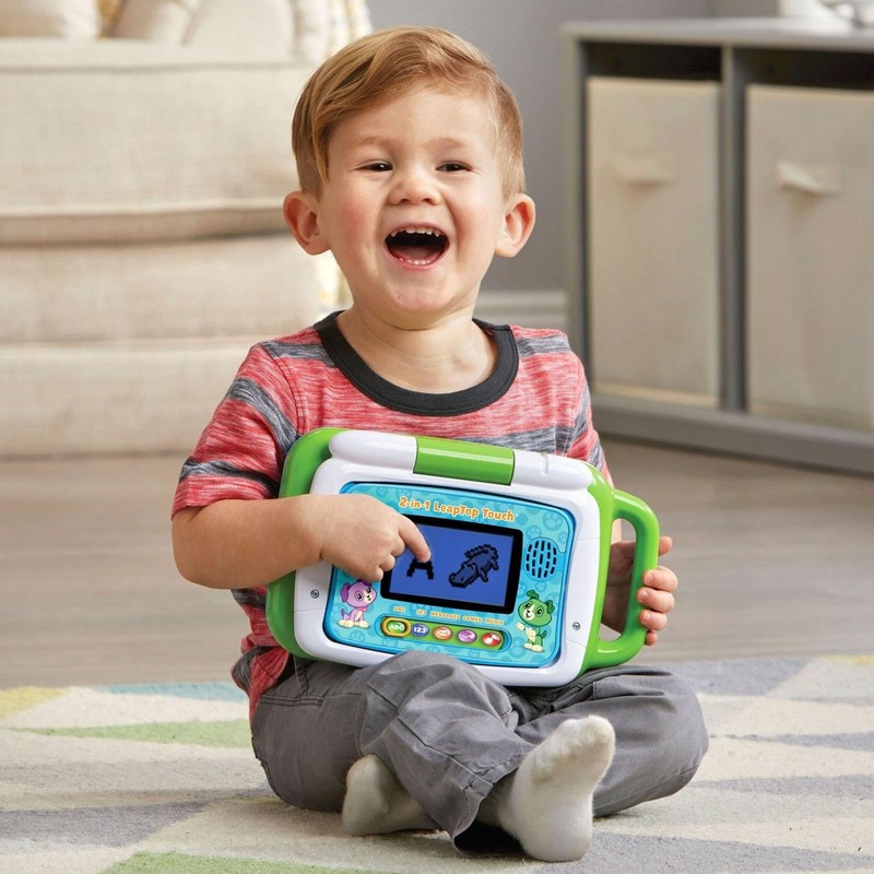 Interactive 2-in-1 LeapTop Touch in Green - Perfect Educational Toy for Toddlers gallery