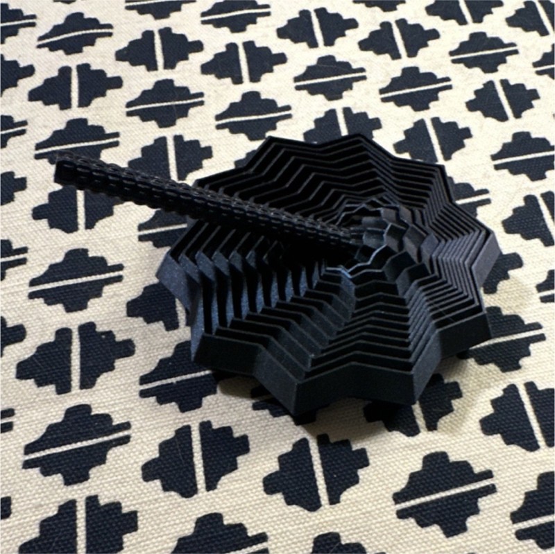 Black Geometric Tactile Sensory Toy for Ages 8-17 Years & Up