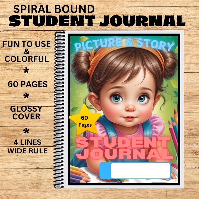 Story Journals – Wide Rule – Student Journal #JS4