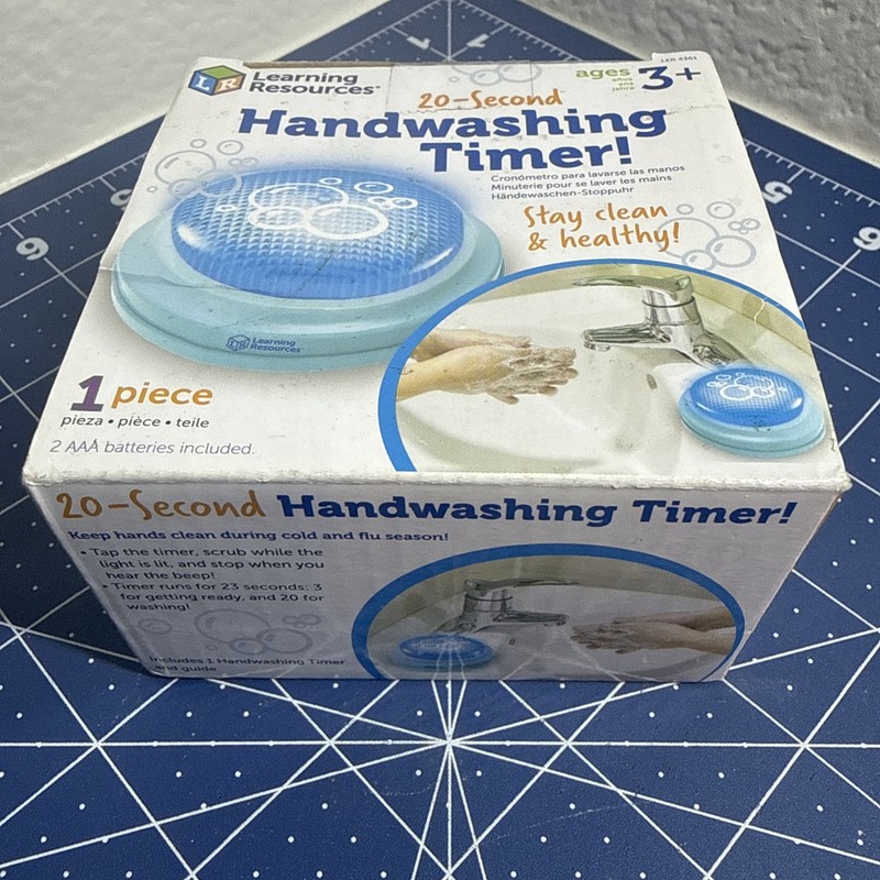 Learning Resources 20 Second Handwashing Timer For Kids Ages 3+