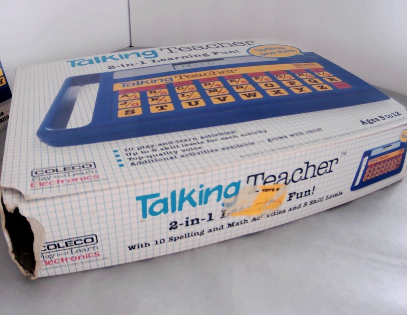 Vintage Talking Teacher Electronic Learning 1985 Coleco 8100 Tiger working gallery