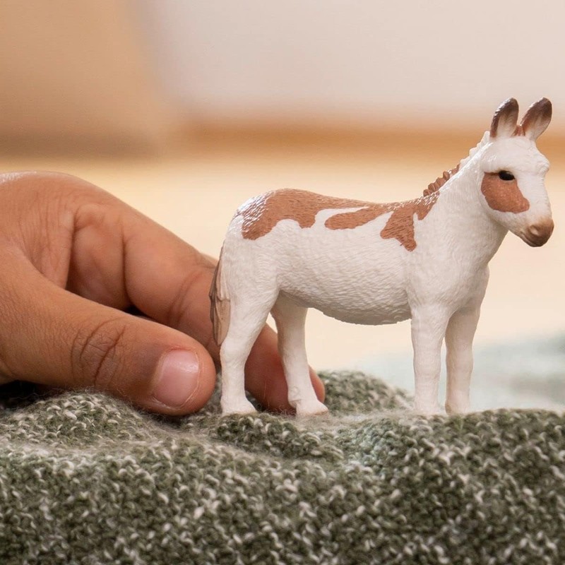 American Spotted Donkey Figurine - Durable Farm Animal Toy for Kids Ages 3+ gallery