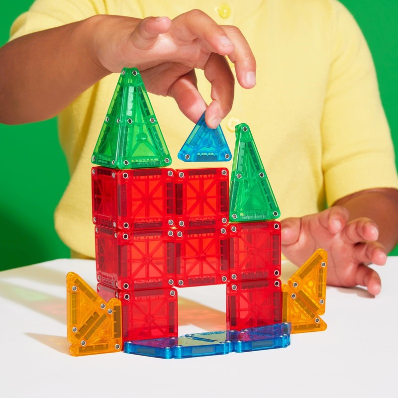 MAGNA-TILES microMAGS 26-Piece Travel Magnetic Small, Multi-coloured gallery