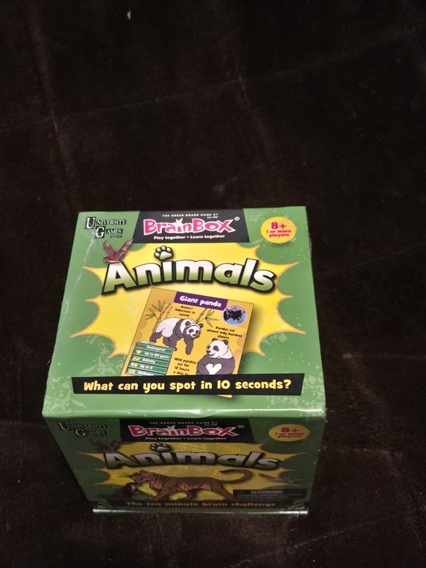 BrainBox Memory Game Animals Edition Ages 8 and Up SEALED gallery
