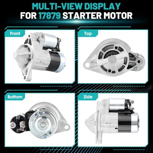 17879 Starter Motor Fit for Jeep-Grand Cherokee 2003-2004, TJ Wrangler 2003-2006 gallery