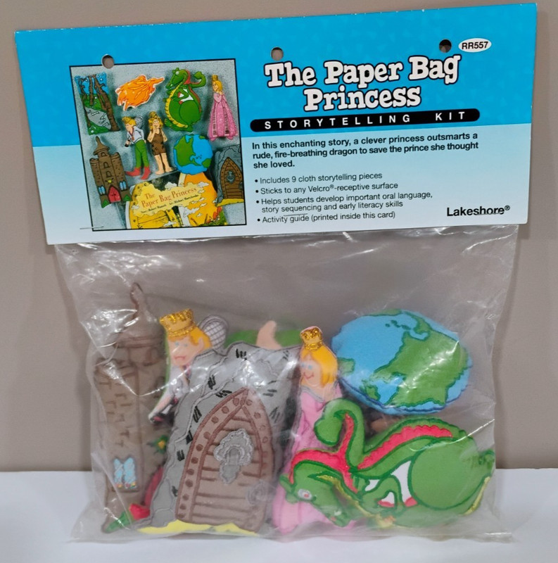 Lakeshore Storytelling Kit The Paper Bag Princess 1999 Vintage Preschool